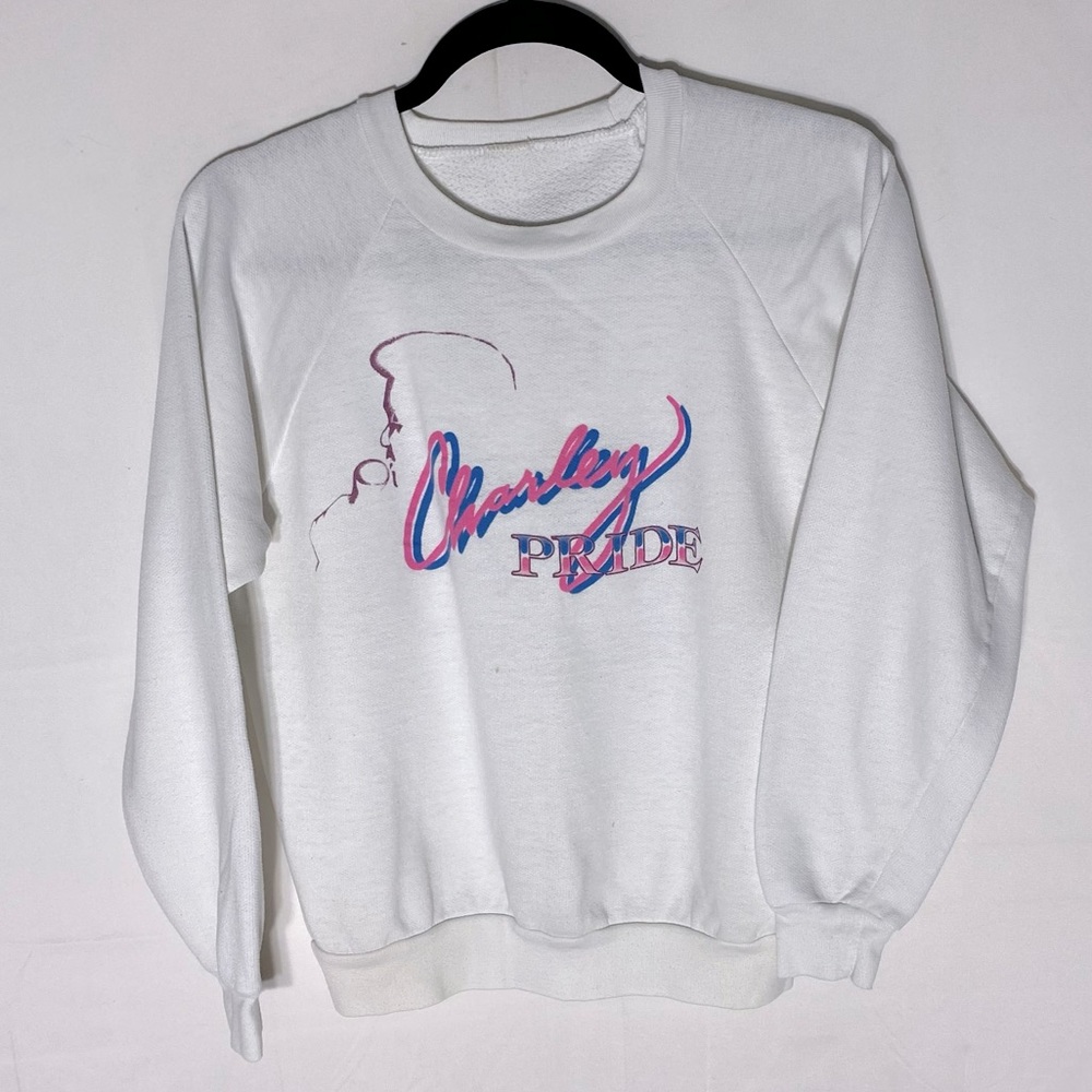 Vintage 16th Avenue Records Charley Pride Crew Neck Sweatshirt S Country Music
